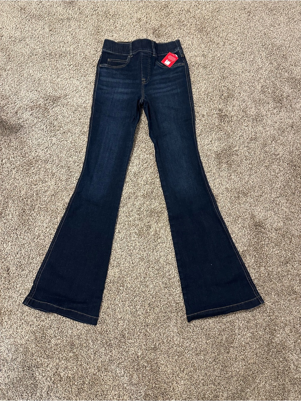 SPANX Dark Indigo Flare Jeans